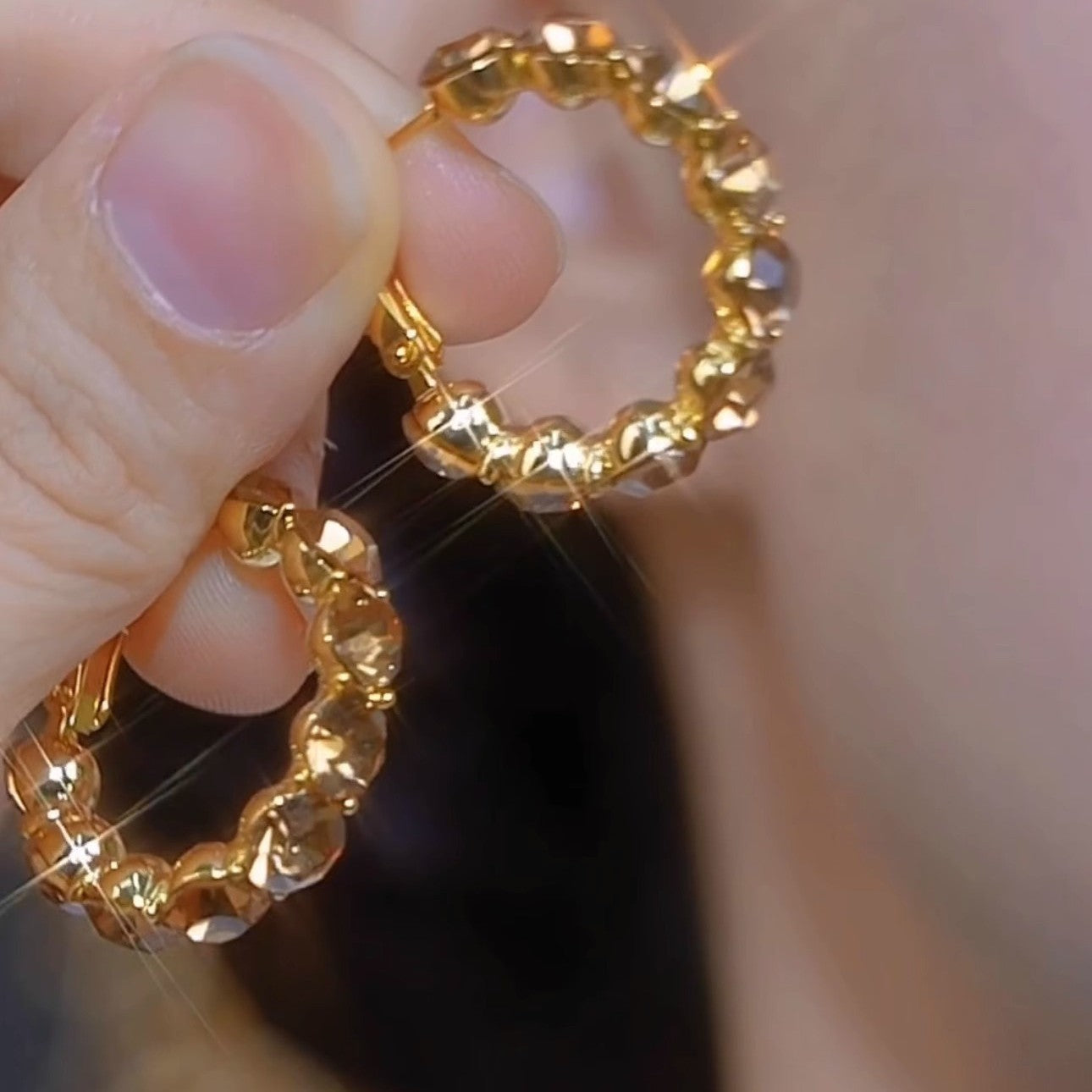 Tulip Petal Pearl Drop Earrings, Light Luxury French Style, Sparkling Zircon Elegant Ear Cuffs