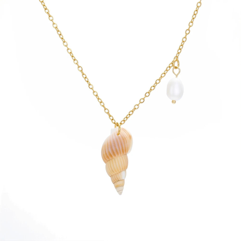 Ocean-Style Dopamine-Boosting Oil-Drip Starfish Stainless Steel Necklace