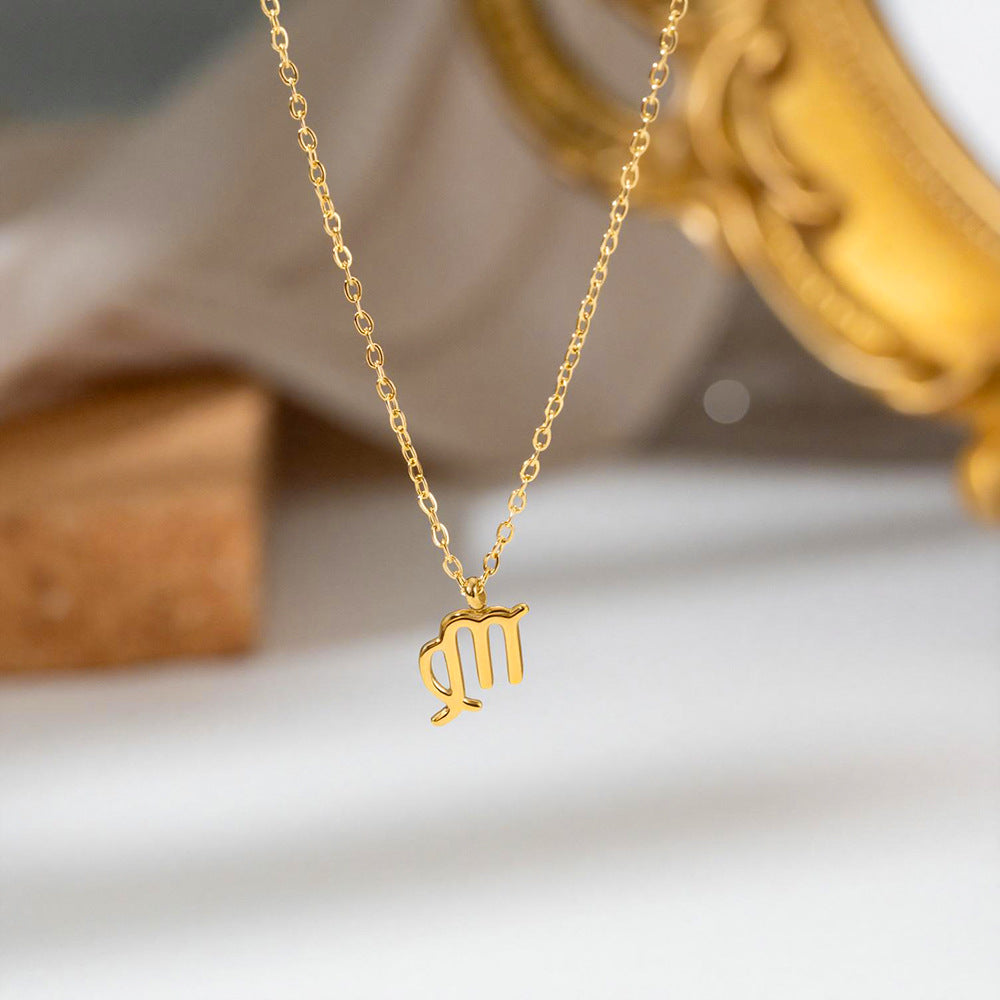 Titanium Steel Constellation Necklace That Wont Fade