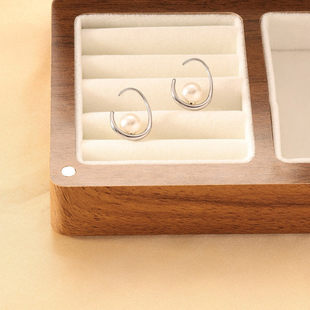 Stainless Steel High-End Irregular Trendy Earrings