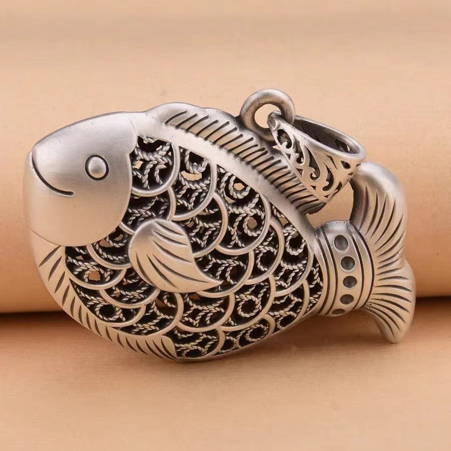 999 Retro Filigree Sweater Chain Pendant Ornaments