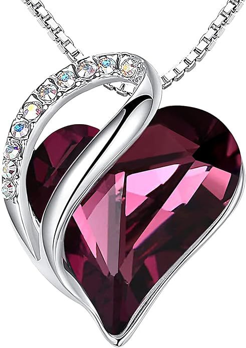 Geometric Heart Of The Ocean Crystal Necklace High-End