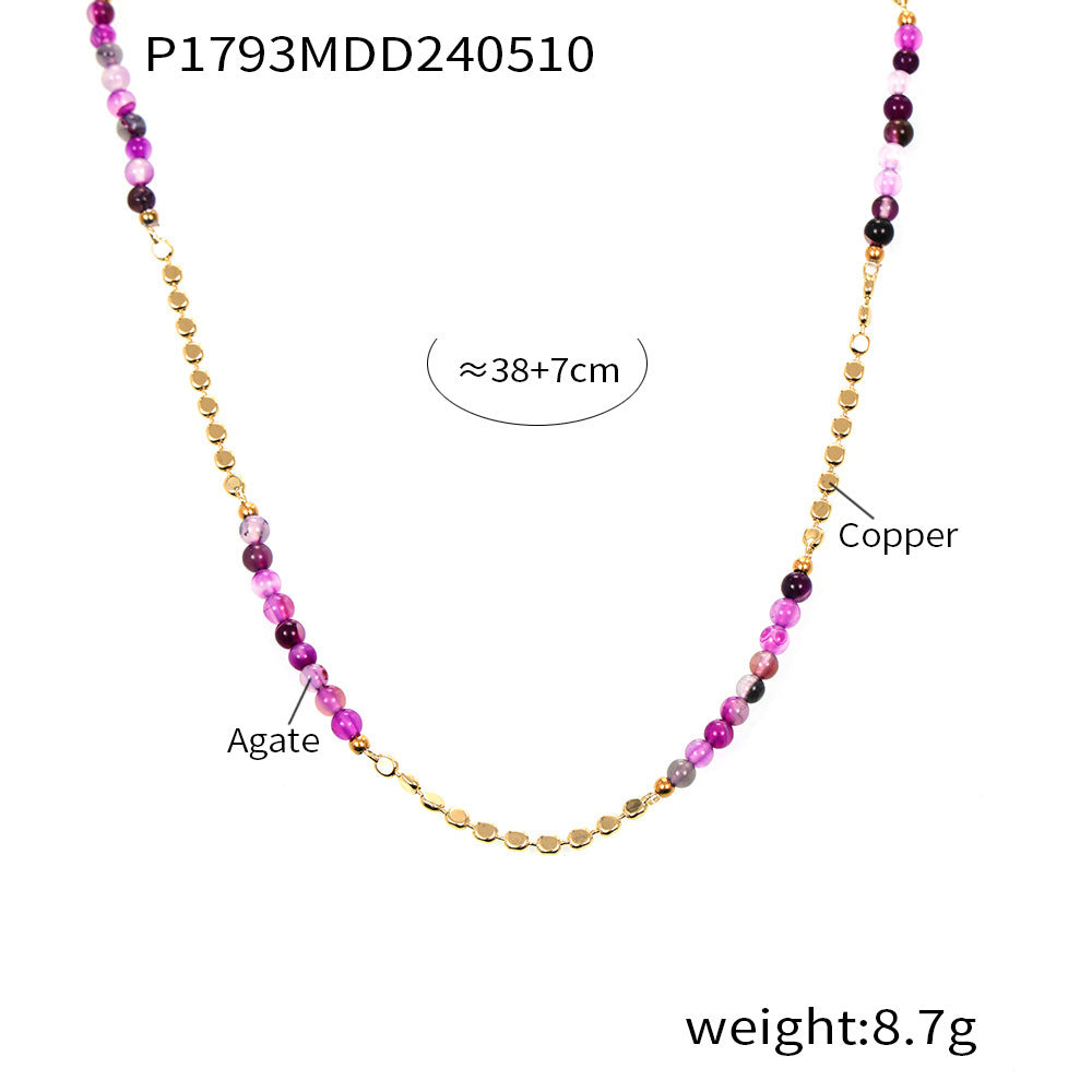 Versatile, Personality-driven Copper Clavicle Necklace