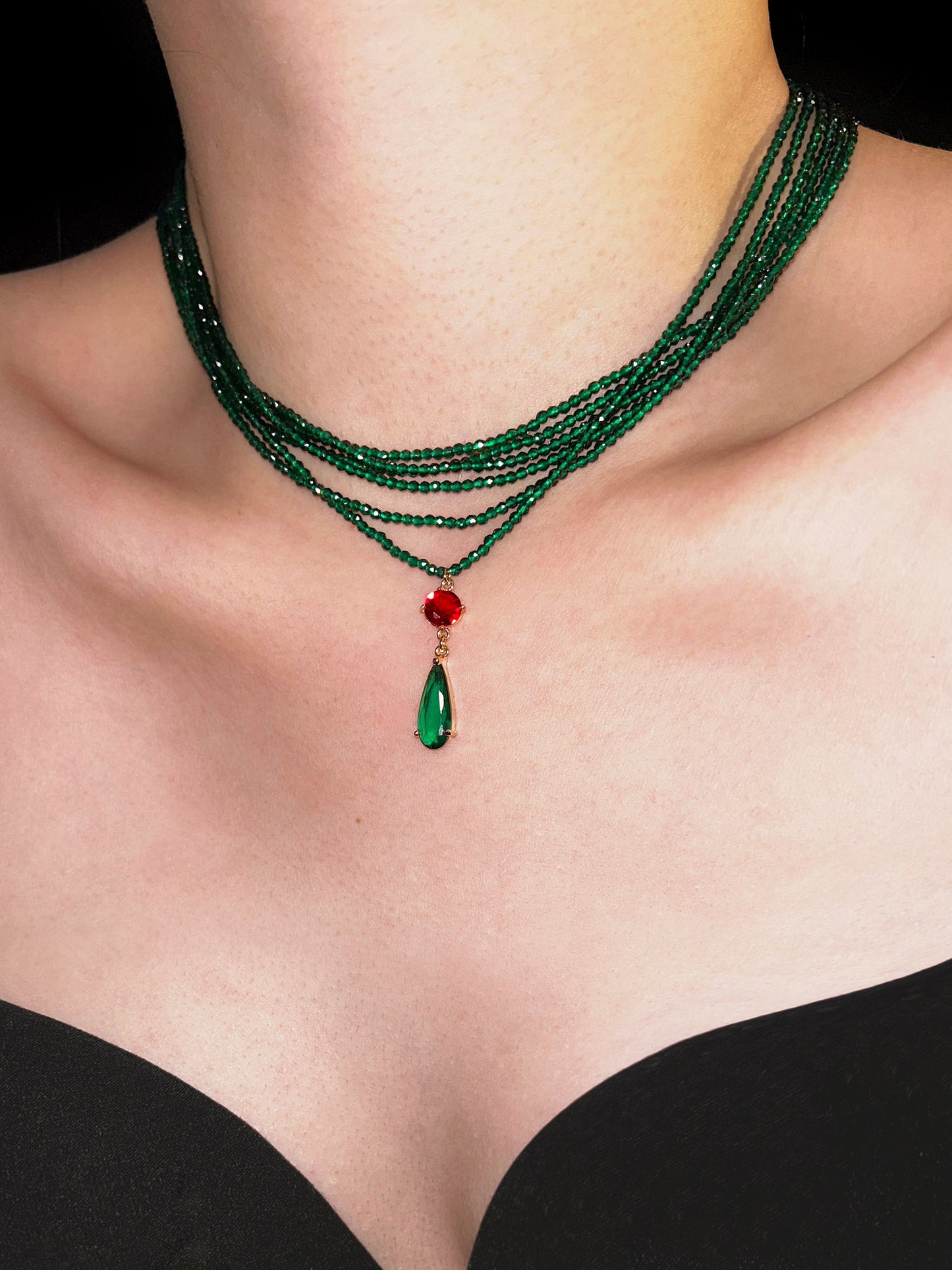 Niche, High-end Choker Layered Necklace